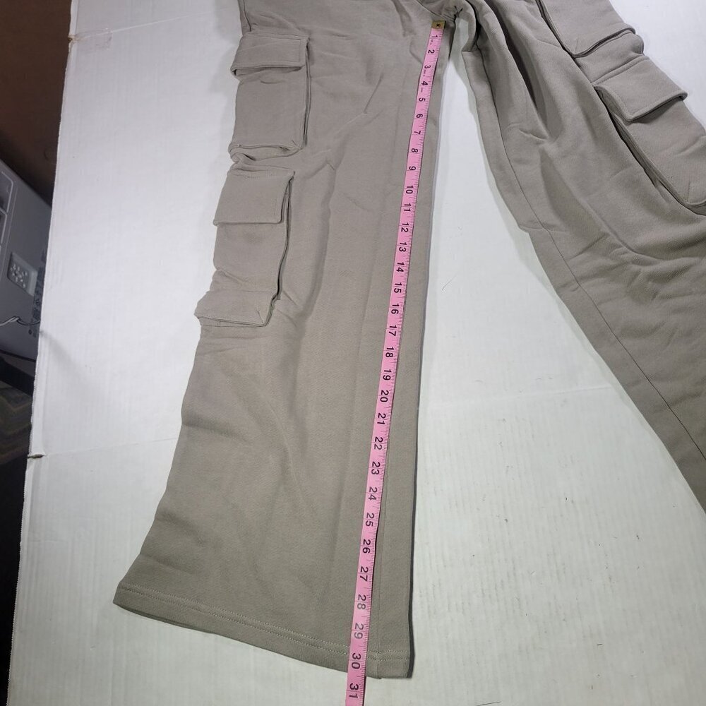 WeWoreWhat Women Beige Cotton Cargo Pants Sweatpants Size XXS - Picture 8 of 10